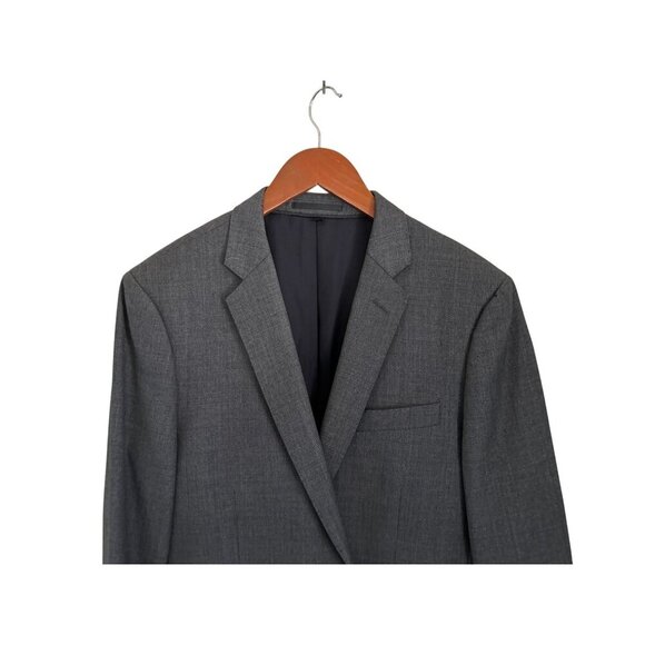 J.Crew Ludlow Mens Gray Tollegno 1900 Wool Blend Blazer Suit Jacket 40R Classic - Picture 2 of 8